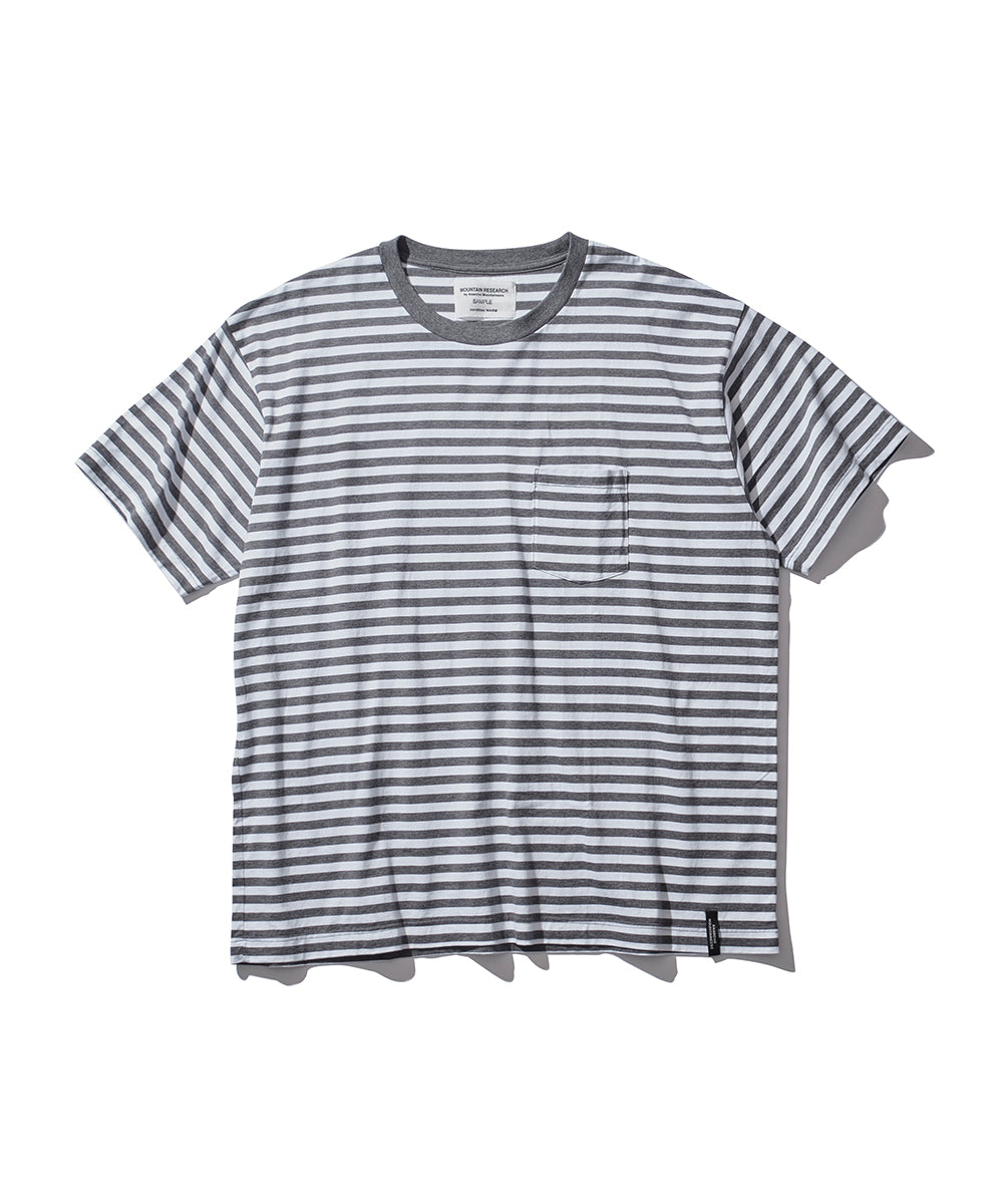 【MOUNTAIN RESEARTCH】Border S/S Tee(MTR4123)