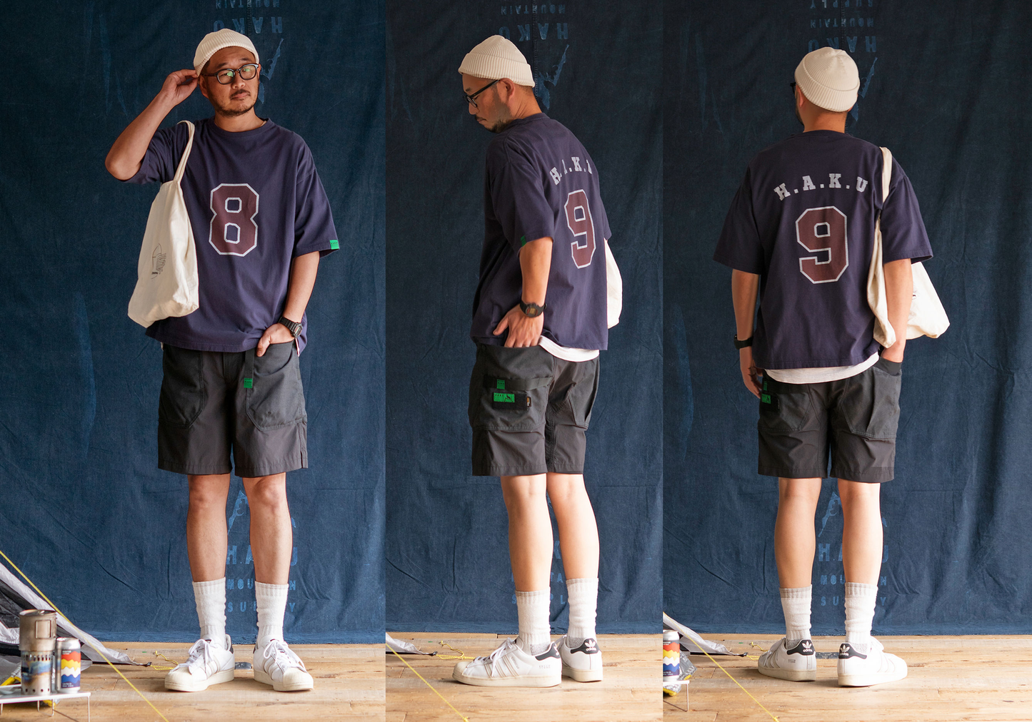 【H.A.K.U】HANDSFREE SHORTS(HK-T102)