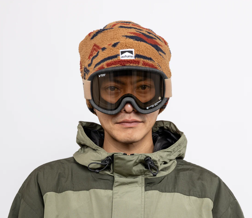 【REVOLT GOGGLE】SUPER LIGHT FRAME Mat Black Wood Brown Mirror / Clear PHO (15%-40%)