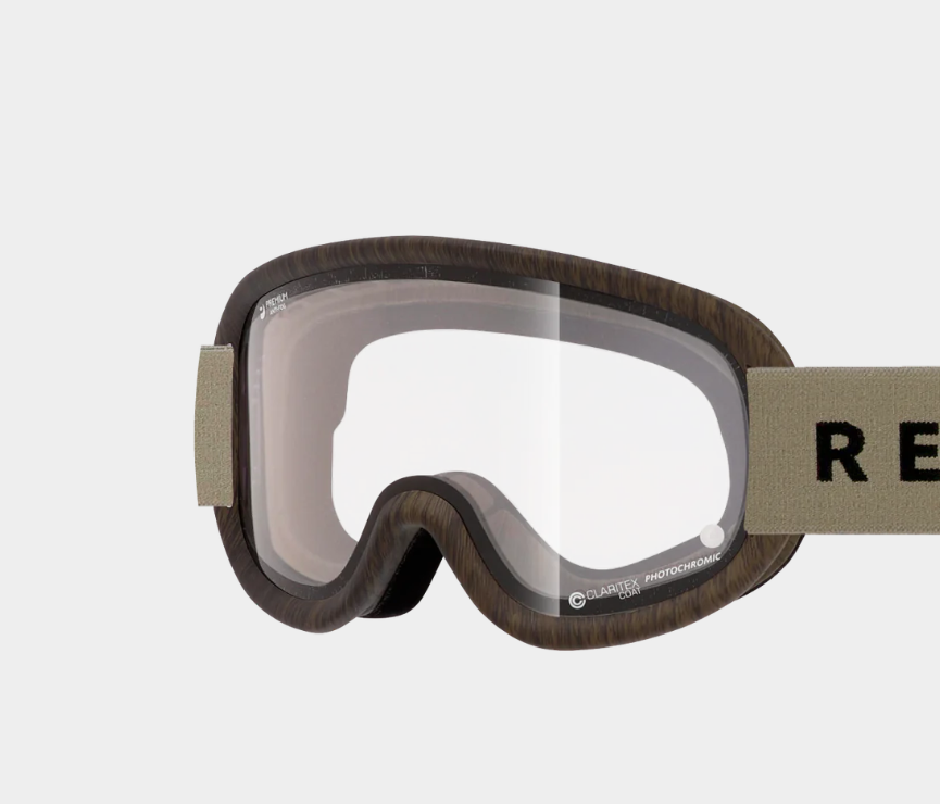 【REVOLT GOGGLE】SUPER LIGHT FRAME Green Timber Clear / Clear PHO (17%-84%)