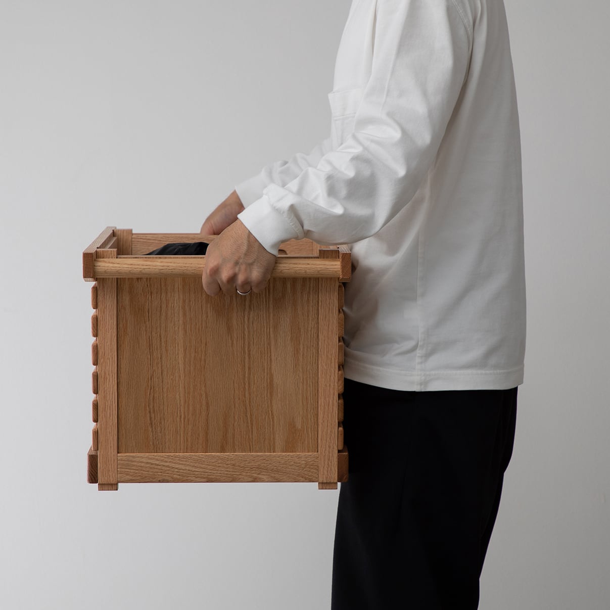【IKIKI】Shelf Container M Oak イキキ シェルフコンテナ M オーク