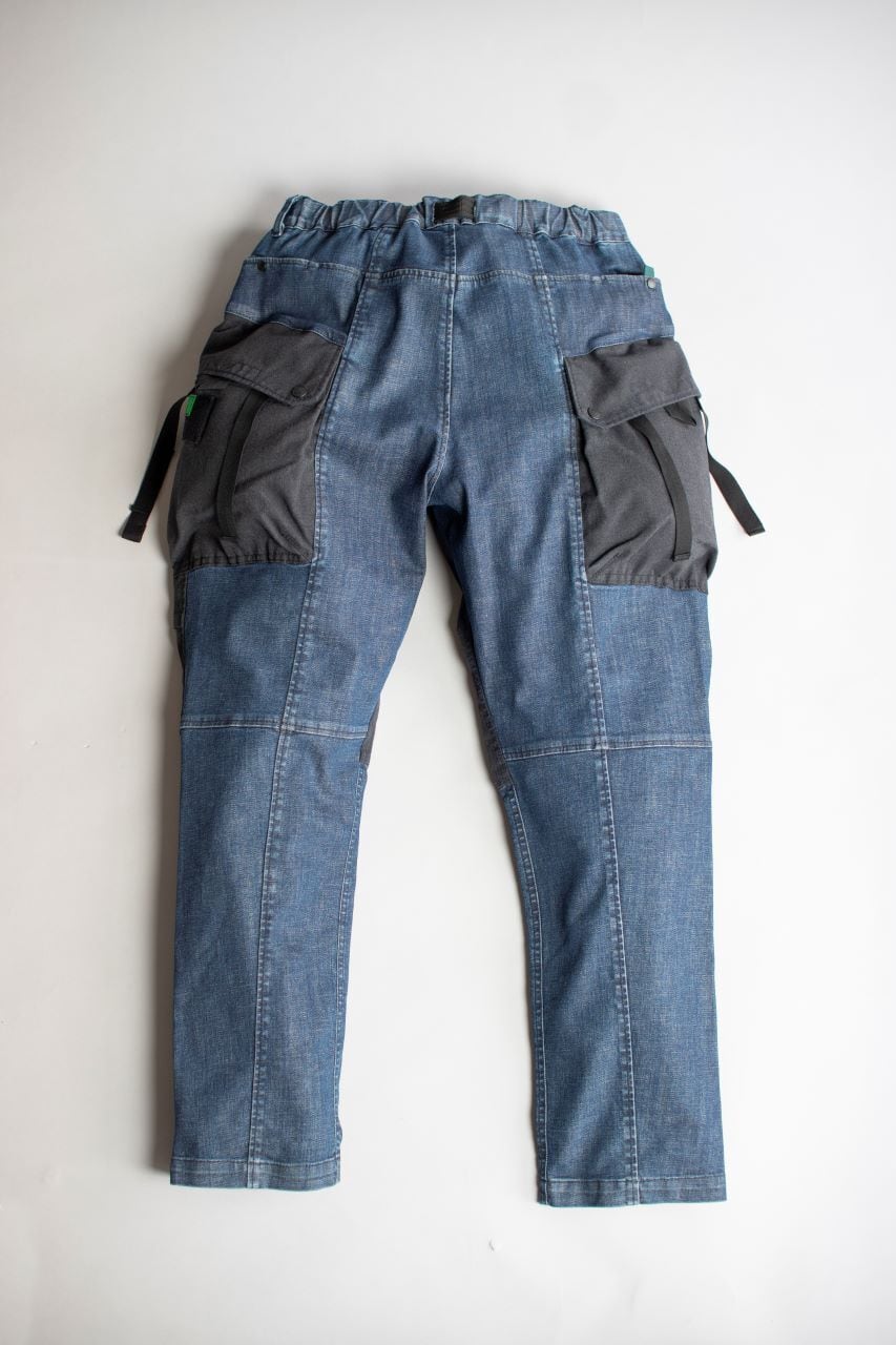 【H.A.K.U】HANDSFREE CARGO DENIM(HKT112)