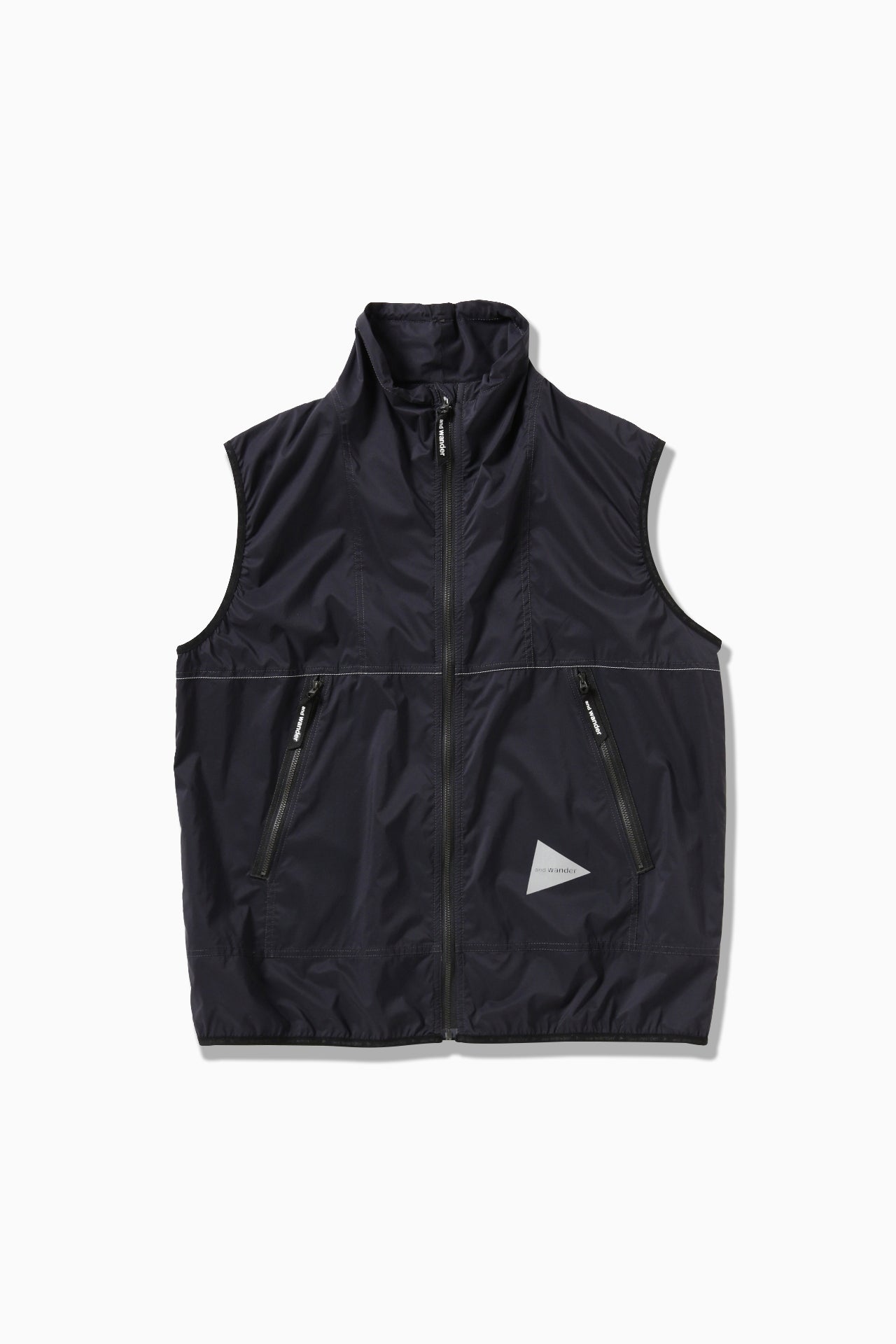 【and wander】PERTEX wind vest (5745121016)