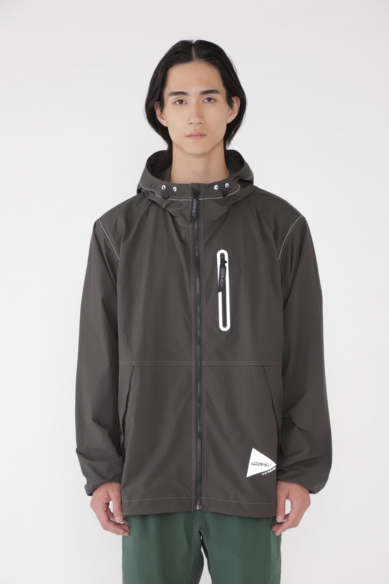 【and wander】GRAMICCI × and wander brushed nylon jacket(5745121506)