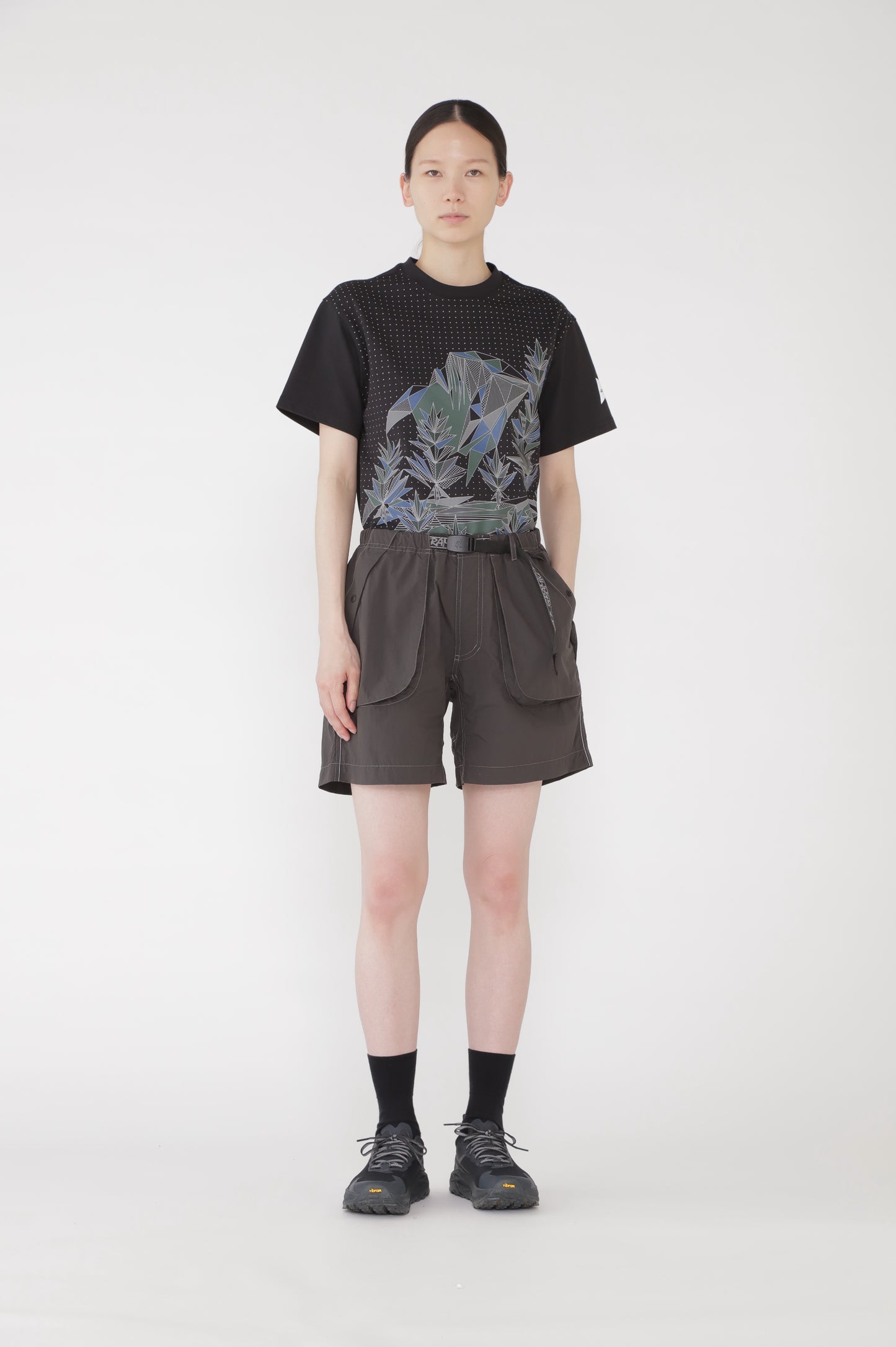 【and wander】GRAMICCI × and wander brushed nylon short(5745122508)