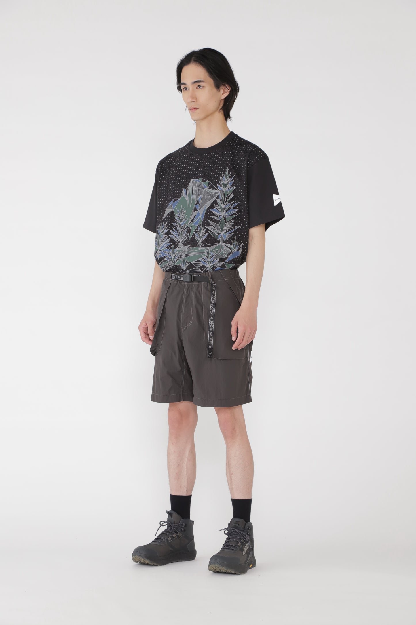 【and wander】GRAMICCI × and wander brushed nylon short(5745122508)