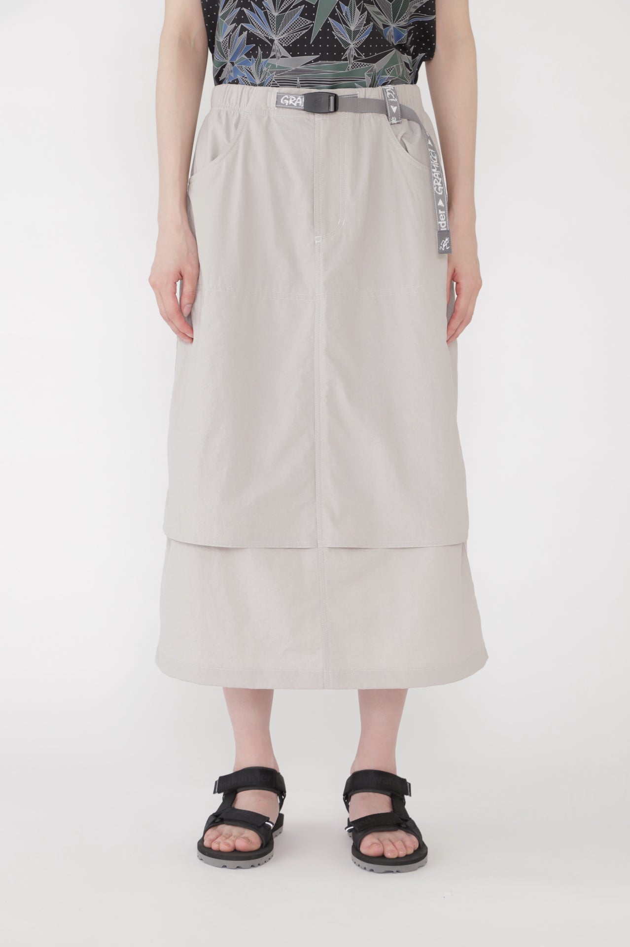 【and wander】GRAMICCI × and wander nylon double knee skirt(5745152513)