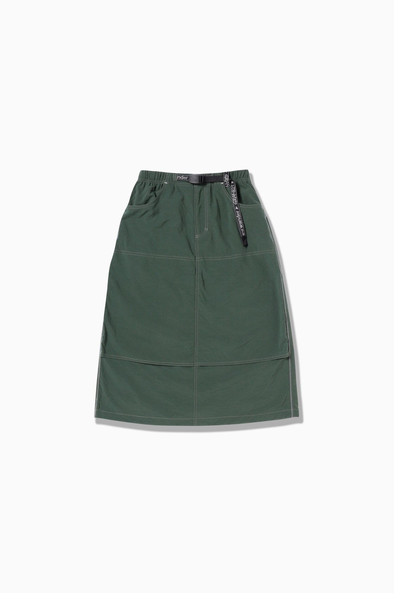 【and wander】GRAMICCI × and wander nylon double knee skirt(5745152513)