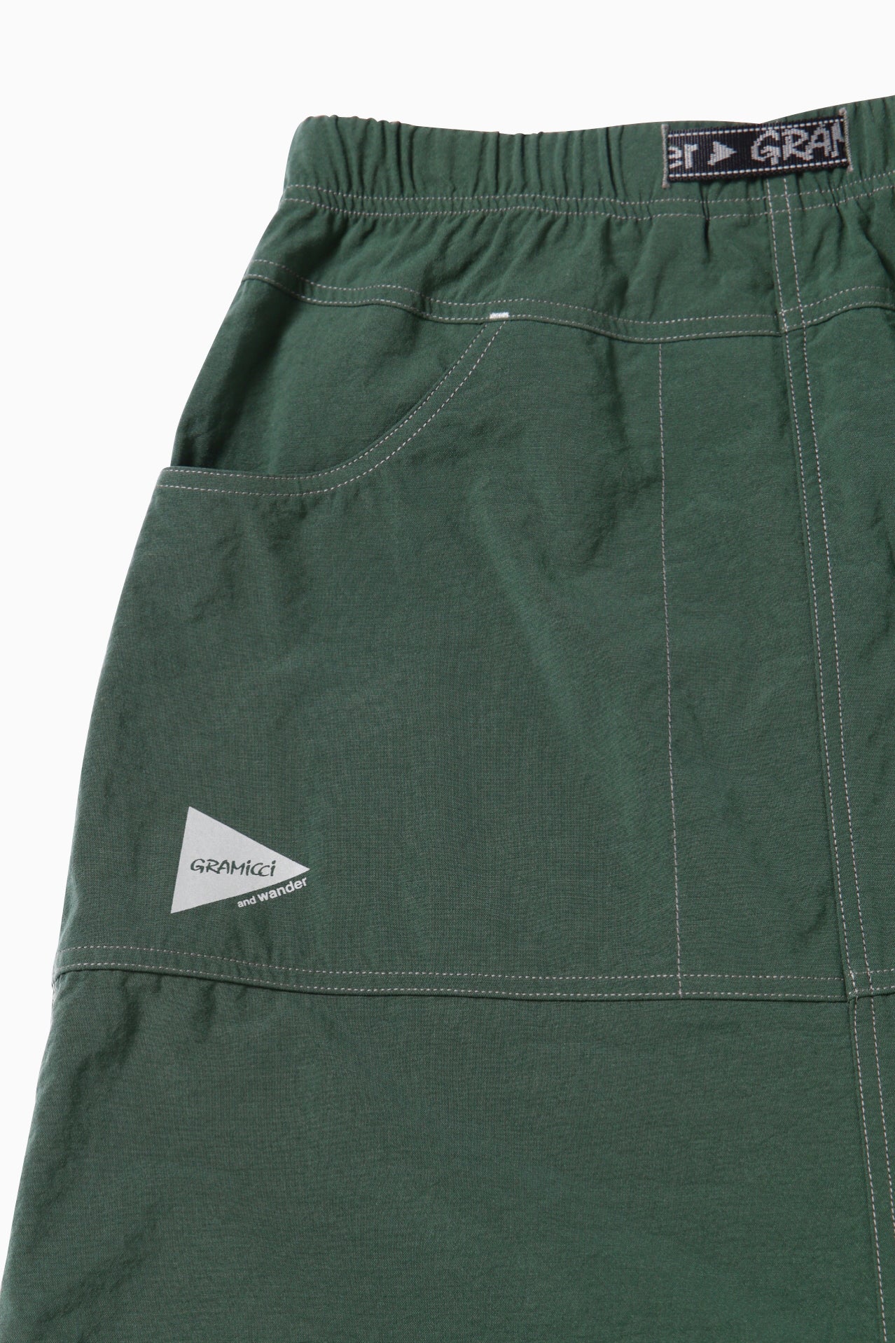 【and wander】GRAMICCI × and wander nylon double knee skirt(5745152513)