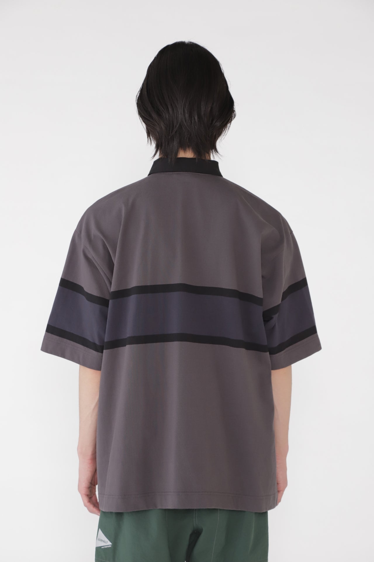 【and wander】GRAMICCI × and wander tech rugby shirt(5745184518)