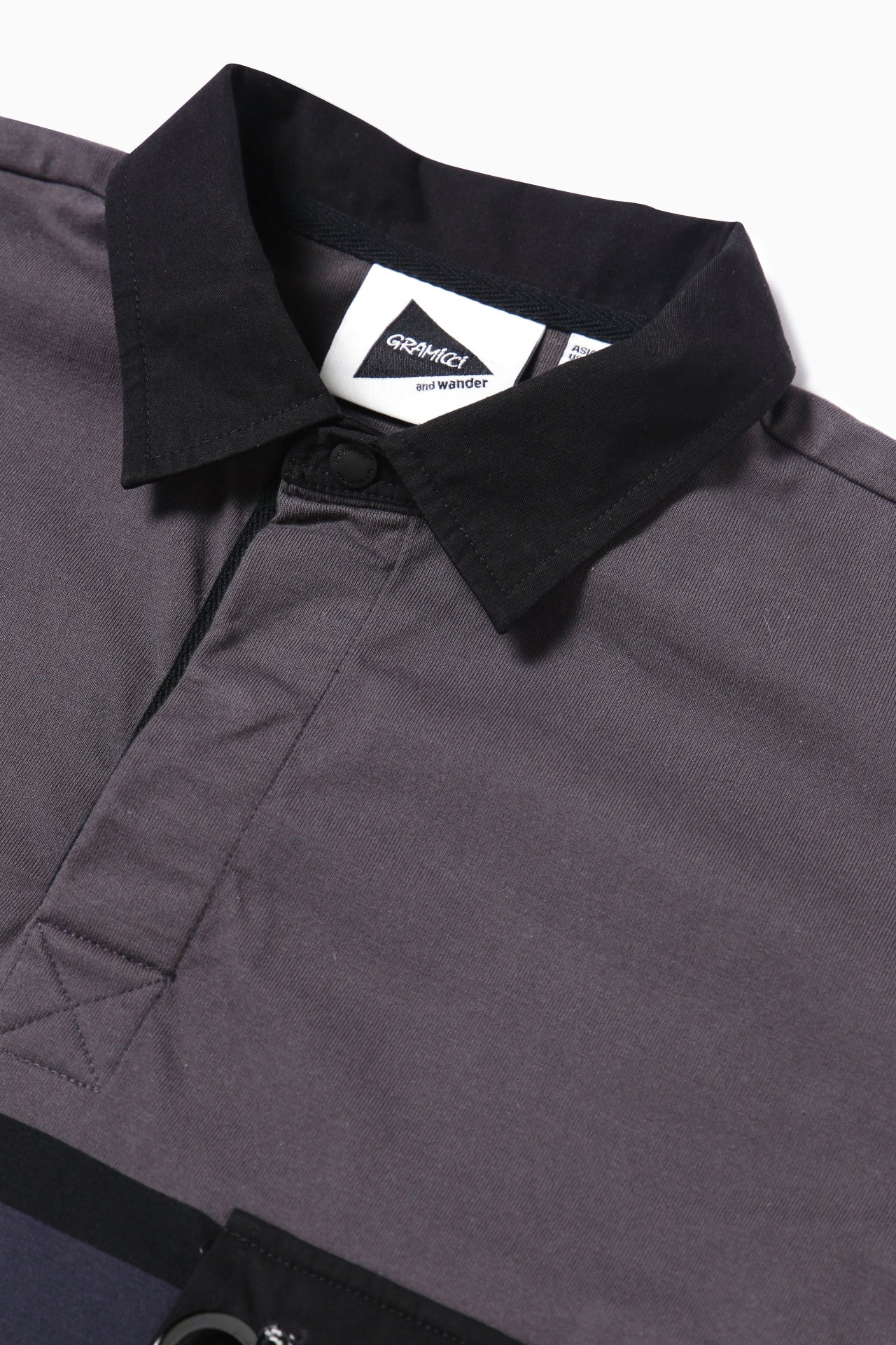 【and wander】GRAMICCI × and wander tech rugby shirt(5745184518)
