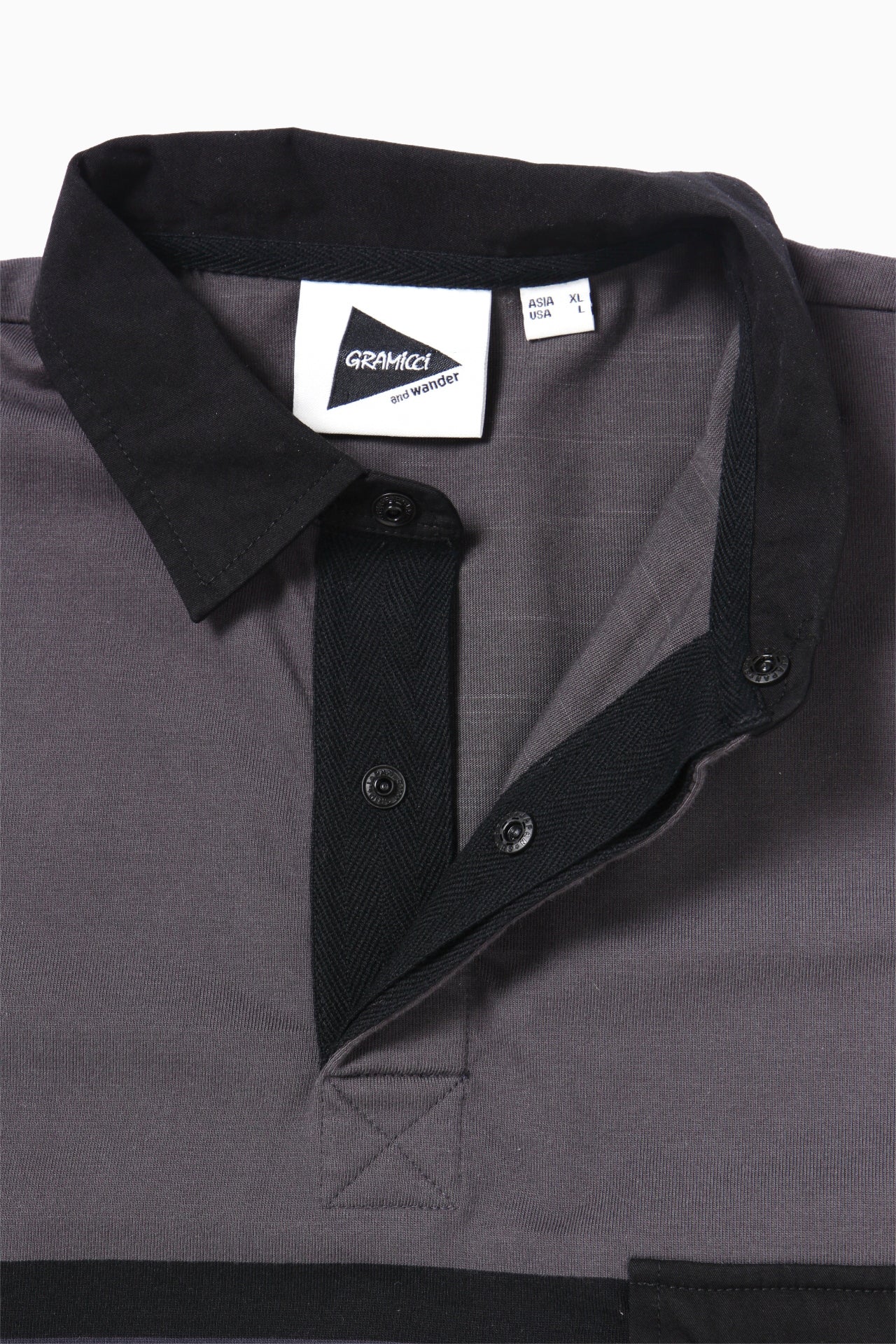【and wander】GRAMICCI × and wander tech rugby shirt(5745184518)