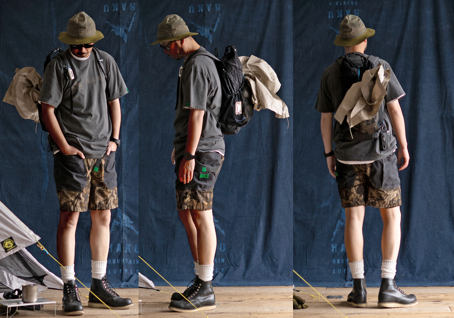 【H.A.K.U】HANDSFREE SHORTS(HK-T102)
