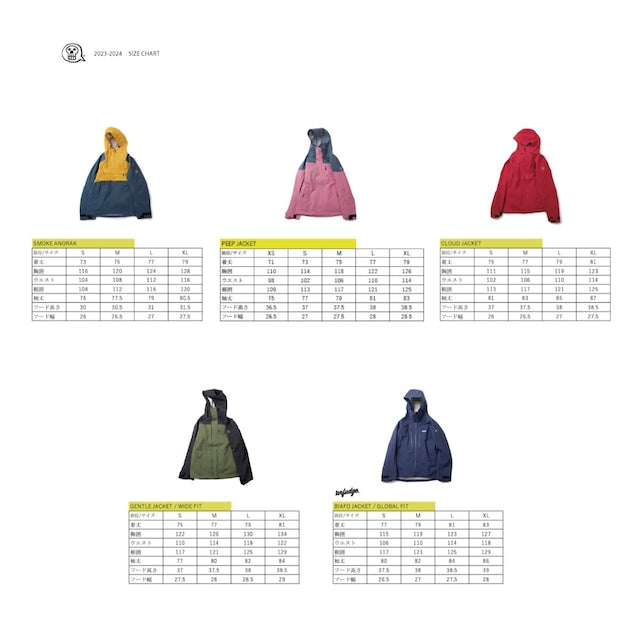 【UNFUDGE】23-24 SMOKE ANORAK