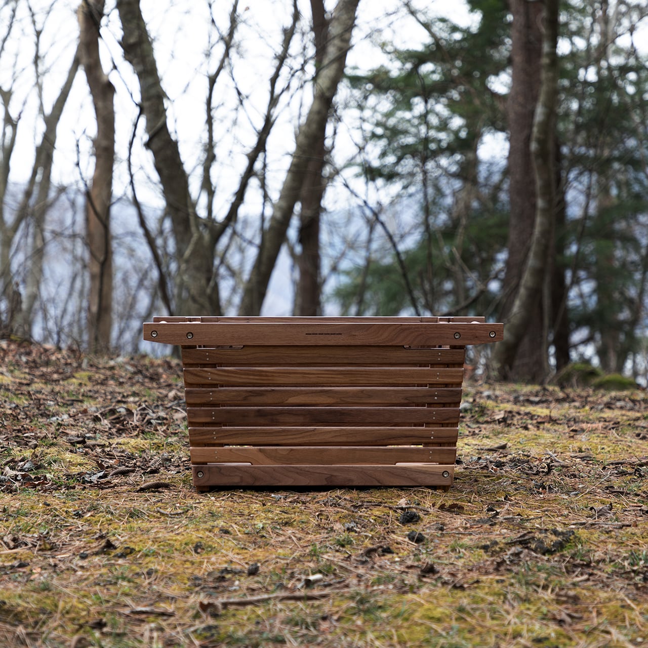 【IKIKI】Shelf Container M Walnut イキキ シェルフコンテナ M ウォルナット