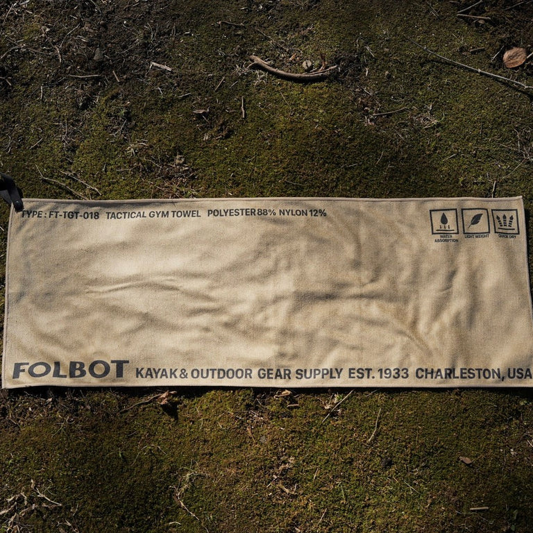 【FOLBOT】TACTICAL GYM TOWEL COYOTE フォルボット タクティカル ジム タオル コヨーテ(2枚セット)