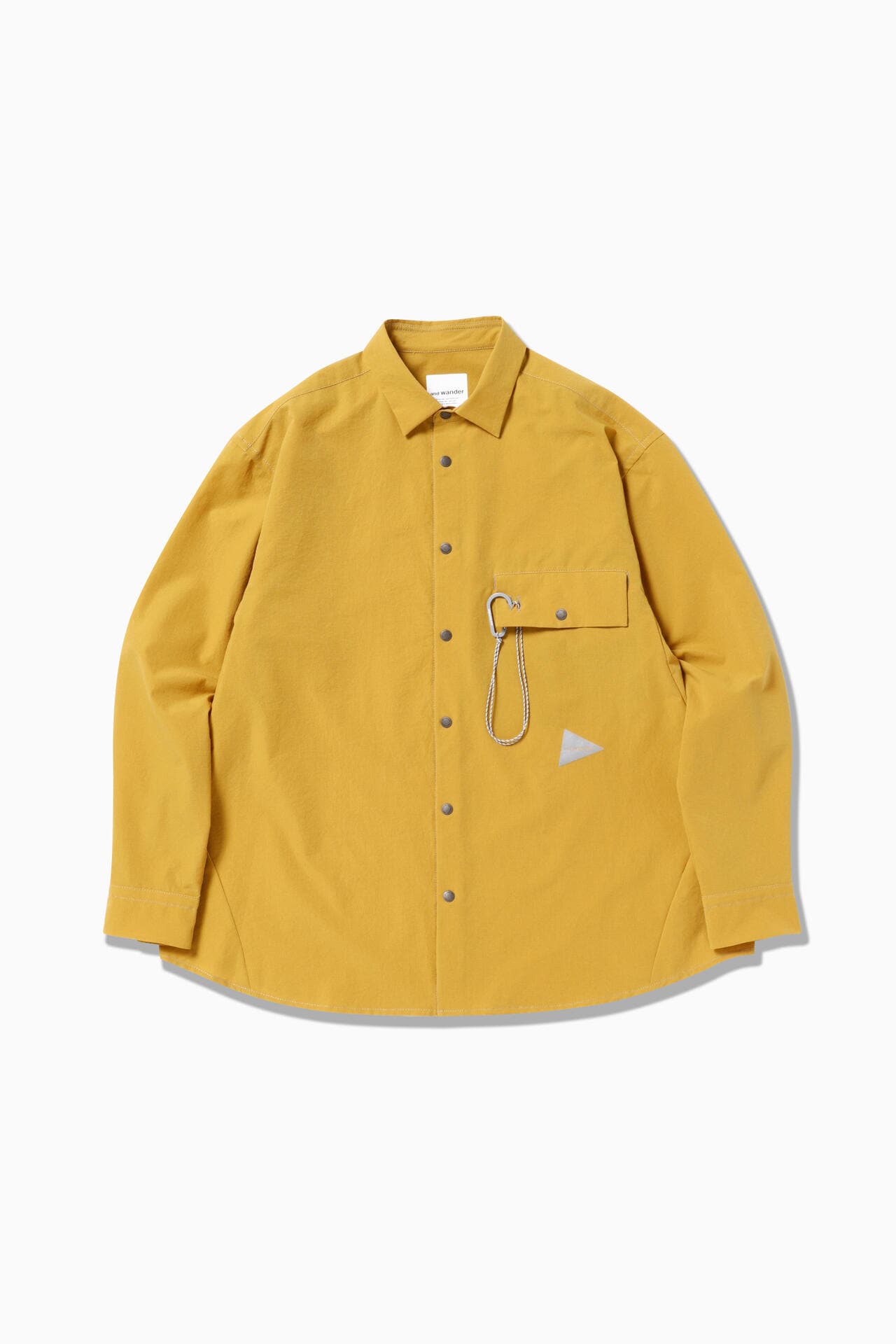 【and wander】dry breathable LS shirt