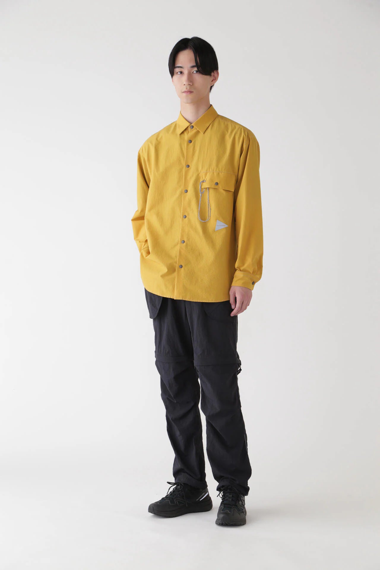 【and wander】dry breathable LS shirt