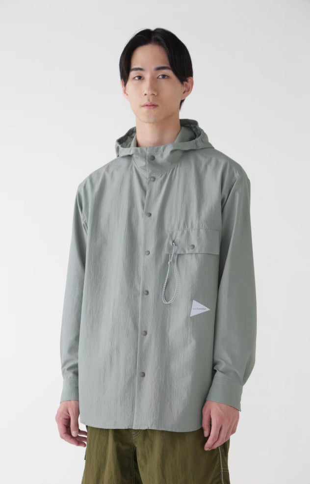 【and wander】dry breathable hoodie