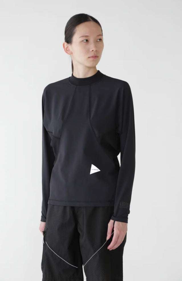 【and wander】rash guard (W)
