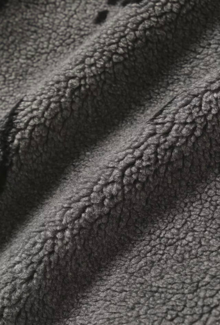 【and wander】Daijiro OHARA map key boa jacket