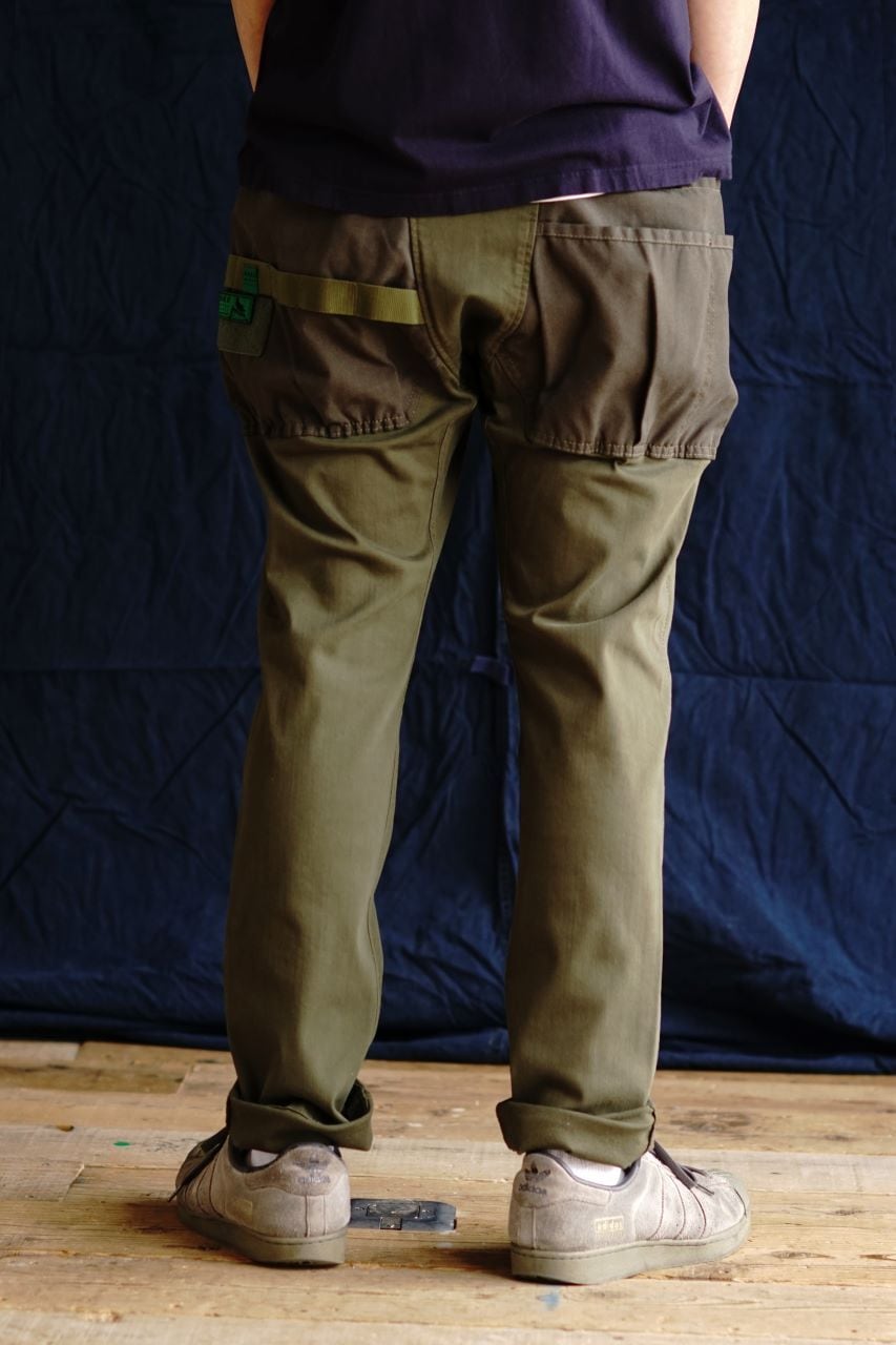 【H.A.K.U】HANDSFREE LOWCLOTCH SKINNY(HKT004)
