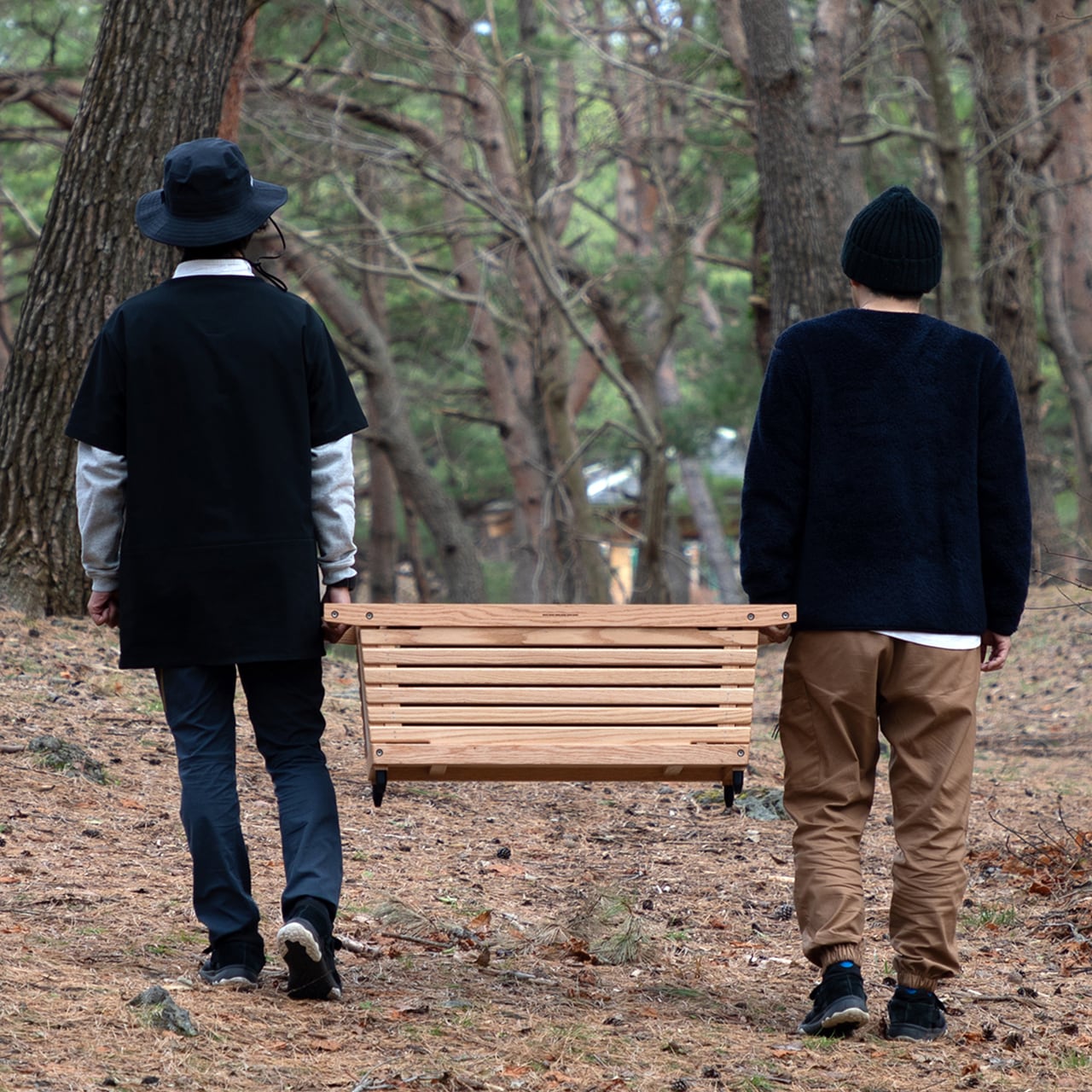 【IKIKI】Shelf Container M Oak イキキ シェルフコンテナ M オーク