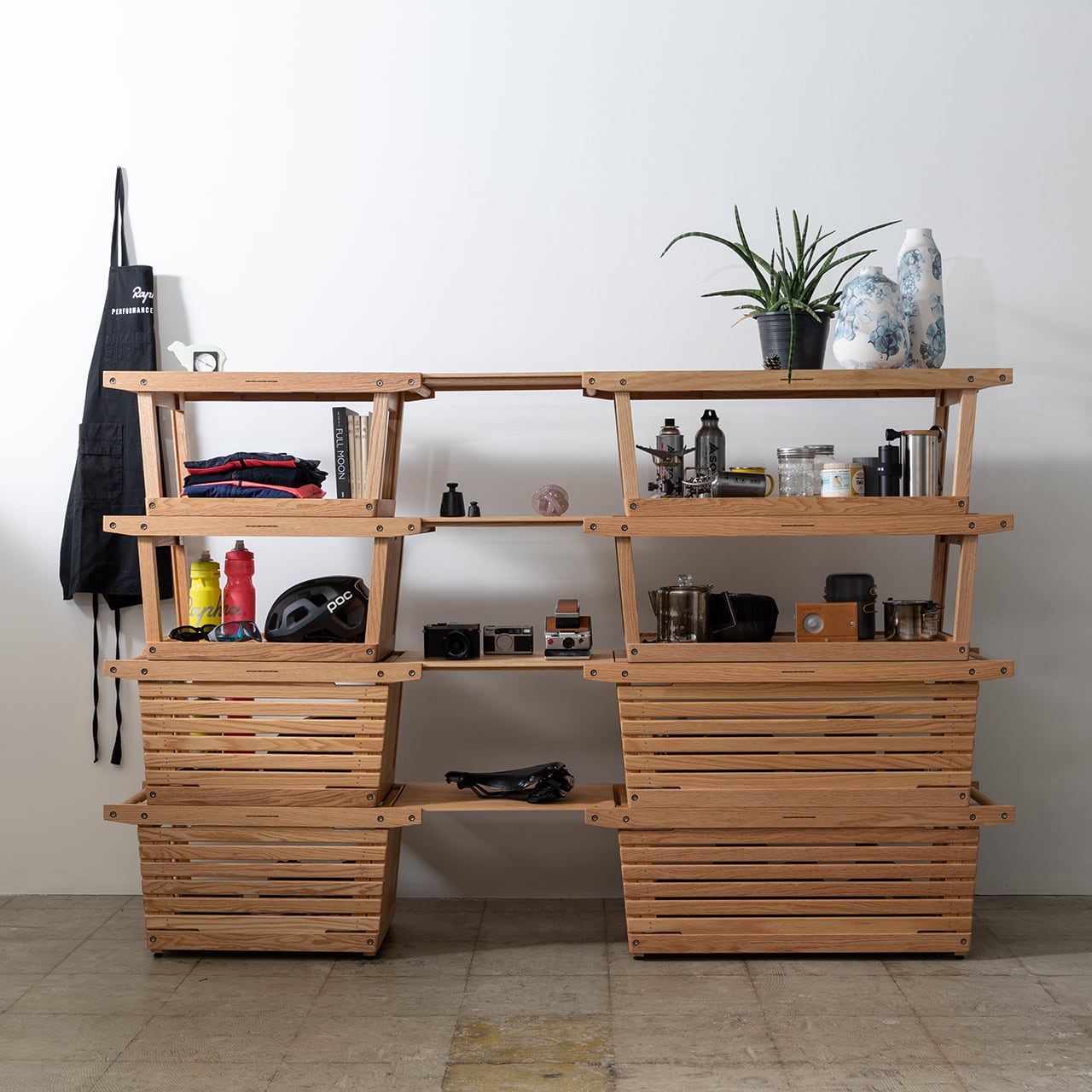 【IKIKI】Shelf Container M Oak イキキ シェルフコンテナ M オーク