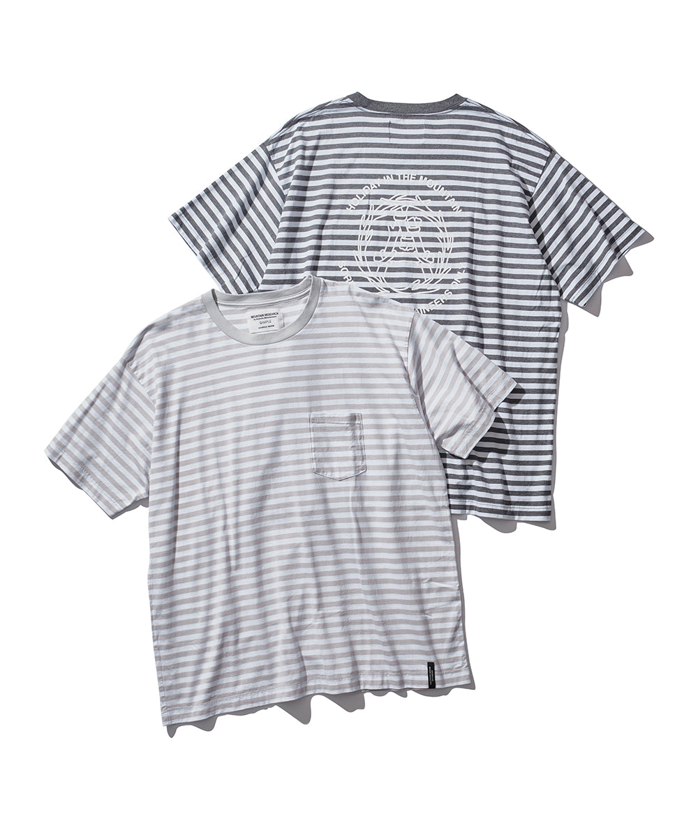 【MOUNTAIN RESEARTCH】Border S/S Tee(MTR4123)