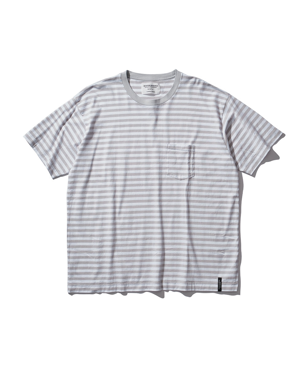 【MOUNTAIN RESEARTCH】Border S/S Tee(MTR4123)