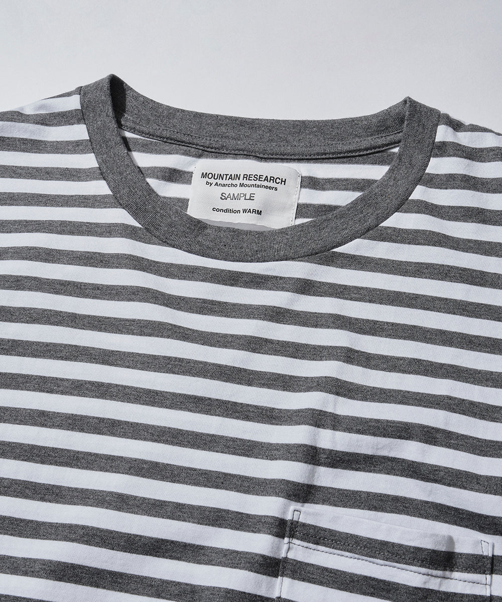 【MOUNTAIN RESEARTCH】Border S/S Tee(MTR4123)