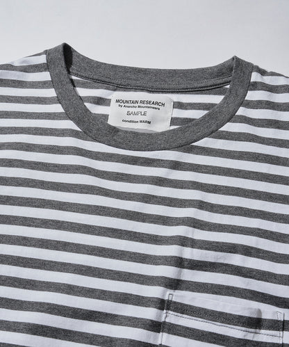 【MOUNTAIN RESEARTCH】Border S/S Tee(MTR4123)