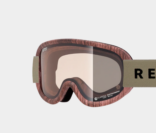 【REVOLT GOGGLE】SUPER LIGHT FRAME Pink Baum Brown Mirror / Clear PHO (15%-40%)