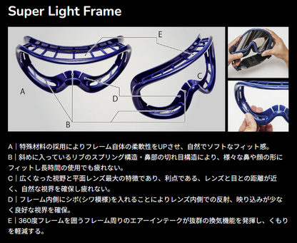 【REVOLT】SUPER LIGHT FRAME INF INF / D.Green×Green (LTD) ［Clear / Clear PHO(CCP)］