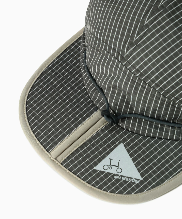 【and wander】 Brompton × reflective rip cap
