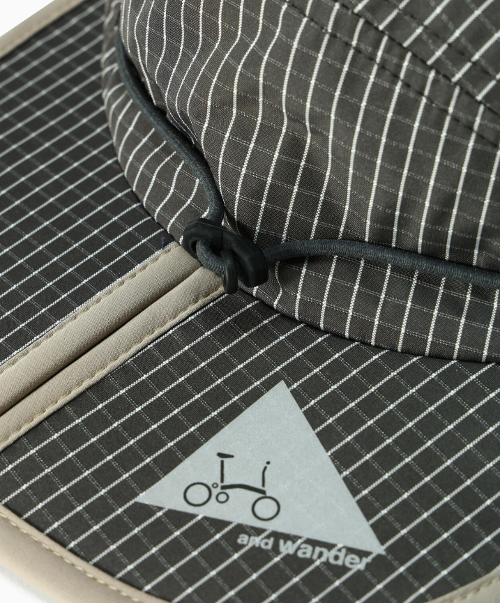 【and wander】 Brompton × reflective rip cap