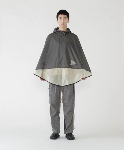 【and wander】 Brompton × sil poncho