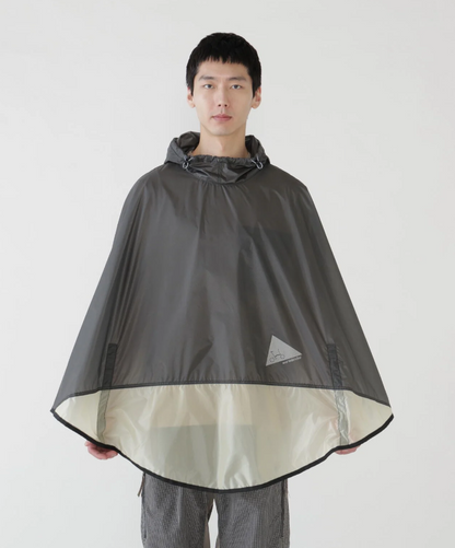 【and wander】 Brompton × sil poncho
