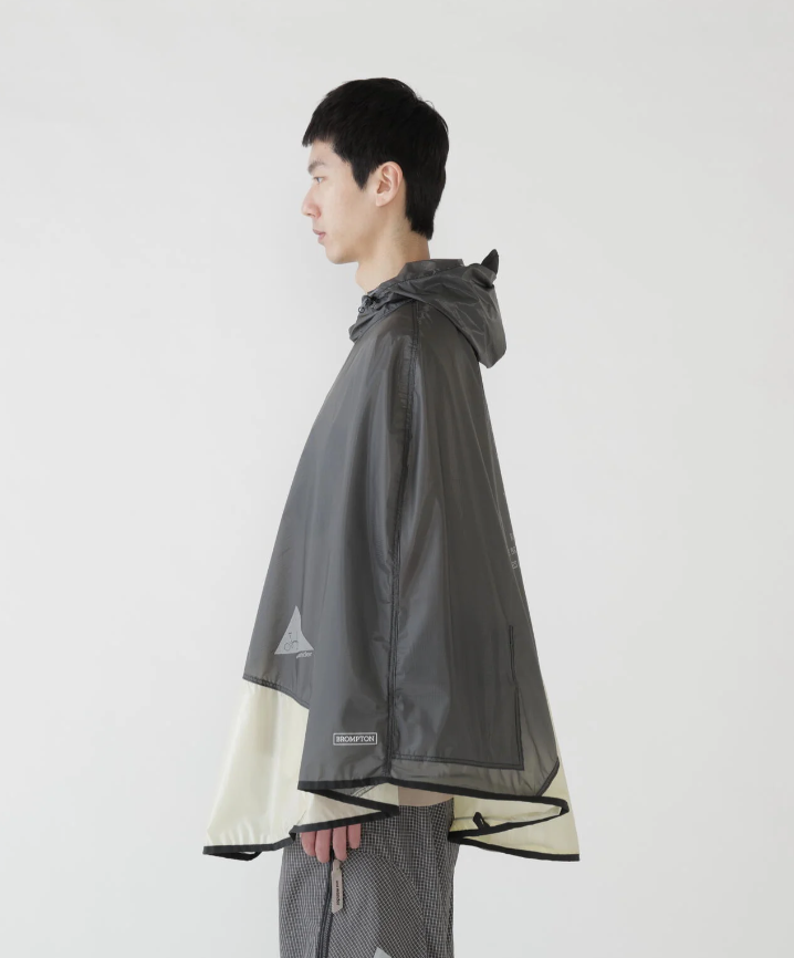 【and wander】 Brompton × sil poncho