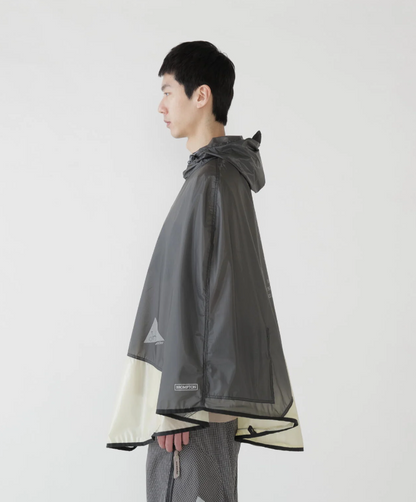 【and wander】 Brompton × sil poncho