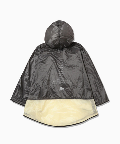 【and wander】 Brompton × sil poncho