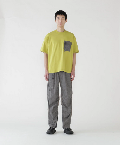 【and wander】 Brompton × reflective rip pants