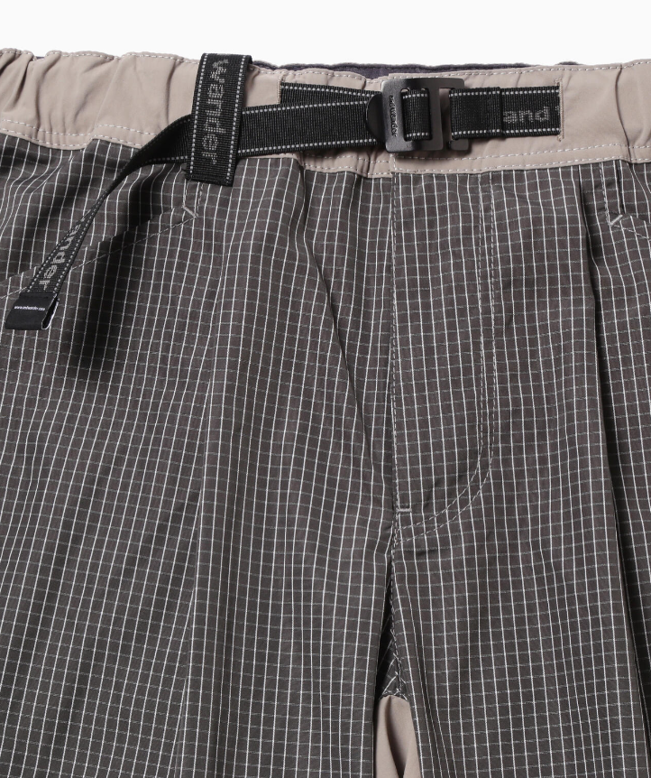 【and wander】 Brompton × reflective rip pants