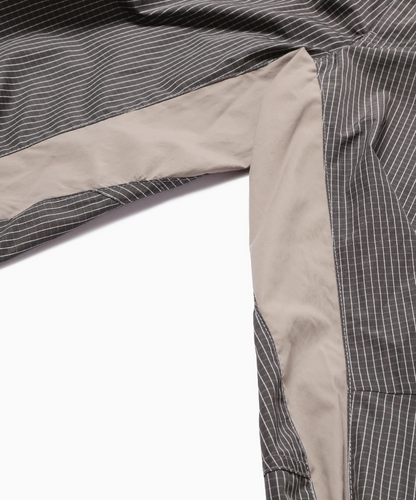 【and wander】 Brompton × reflective rip pants