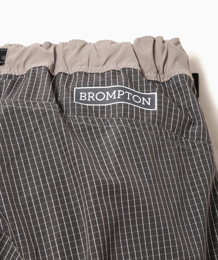 【and wander】 Brompton × reflective rip pants