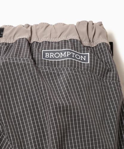 【and wander】 Brompton × reflective rip pants