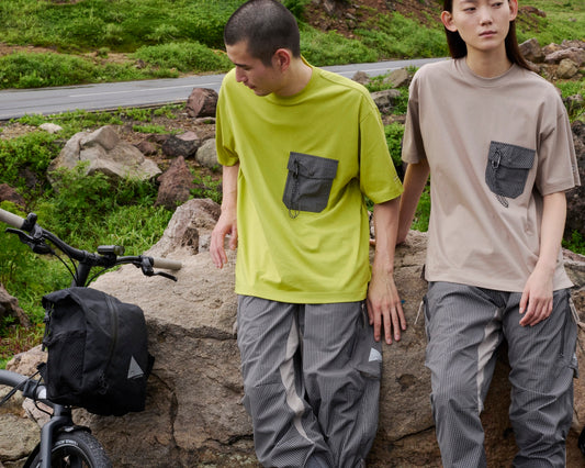 【and wander】 Brompton × pocket T