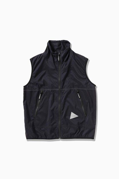 【and wander】PERTEX wind vest (5745121016)