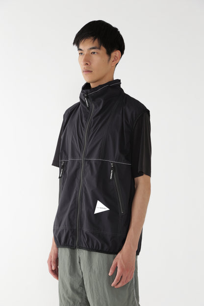 【and wander】PERTEX wind vest (5745121016)