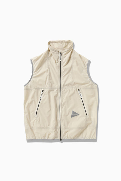 【and wander】PERTEX wind vest (5745121016)